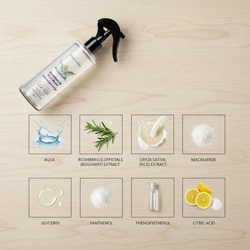 Rosemary and Rice Water Hair Care Spray